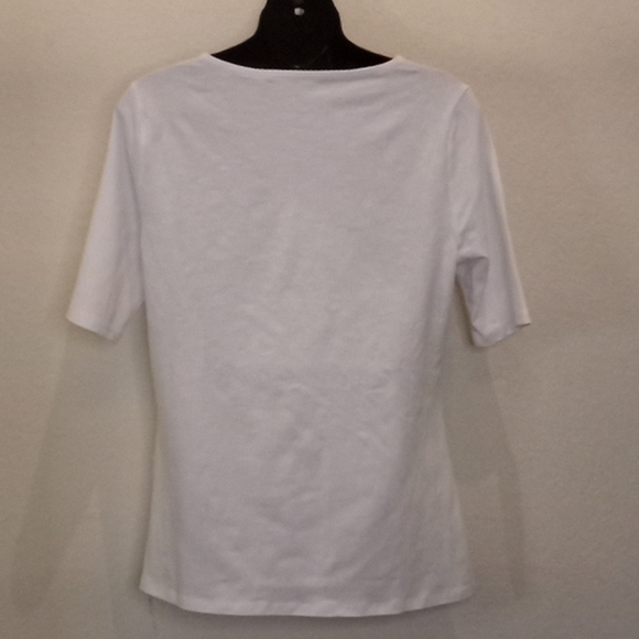 Lemon Way White Scalloped Neck Knit Top - Picture 7 of 13